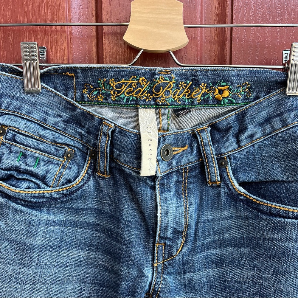 Ted Baker Straight Denim Jeans (Size 2)